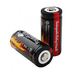 16340 TrustFire 880mAh 3.7V batería recargable
