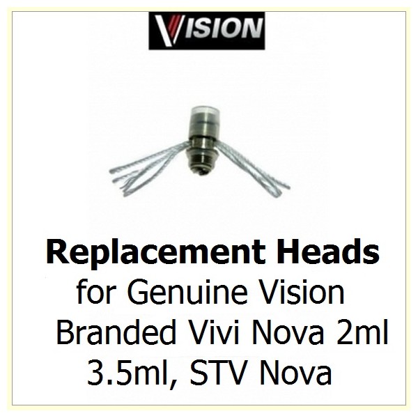 Resistances for Vision atomizers/clearomizers