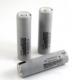 Panasonic 2250mAh CGR 18650 batteri