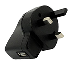 UK stik-adapter med USB
