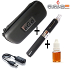 kit de cigarrillo electrónico eVod 650mah para los hombres - bono e-líquido 10ml