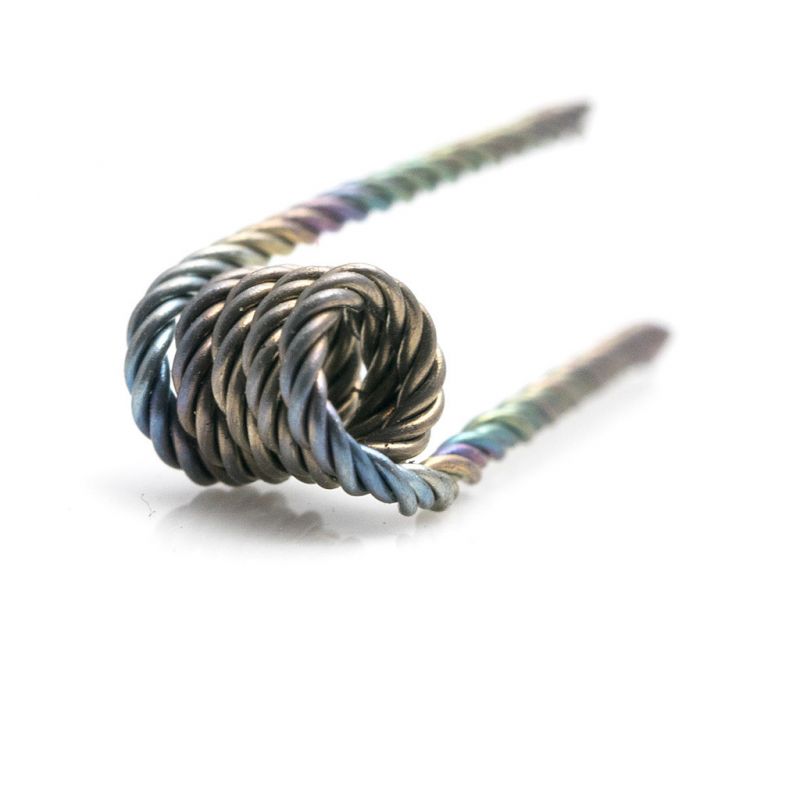 Quad Twisted Wire Pre-Made Coils 0.4mm
