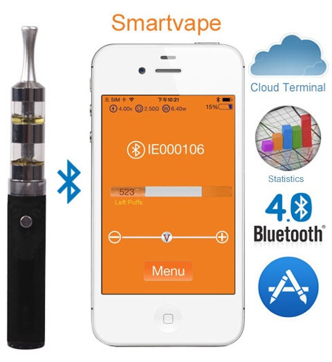 SmartVape Mod with Bluetooth ( e-liquid vaporizer )