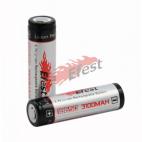 Efest 18650 beskyttet genopladeligt li-ion batteri 3100mAh med PCB og flad top